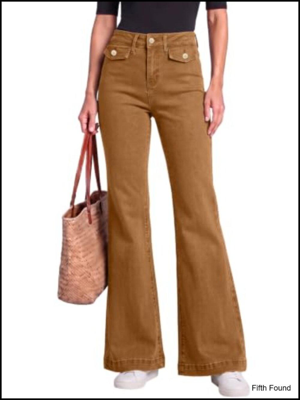 High Waisted Flare Jeans Stretch Bell Bottom Pants for Women